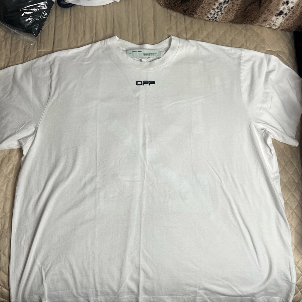 Off-White Short Sleeve Tee White Casual Shirt